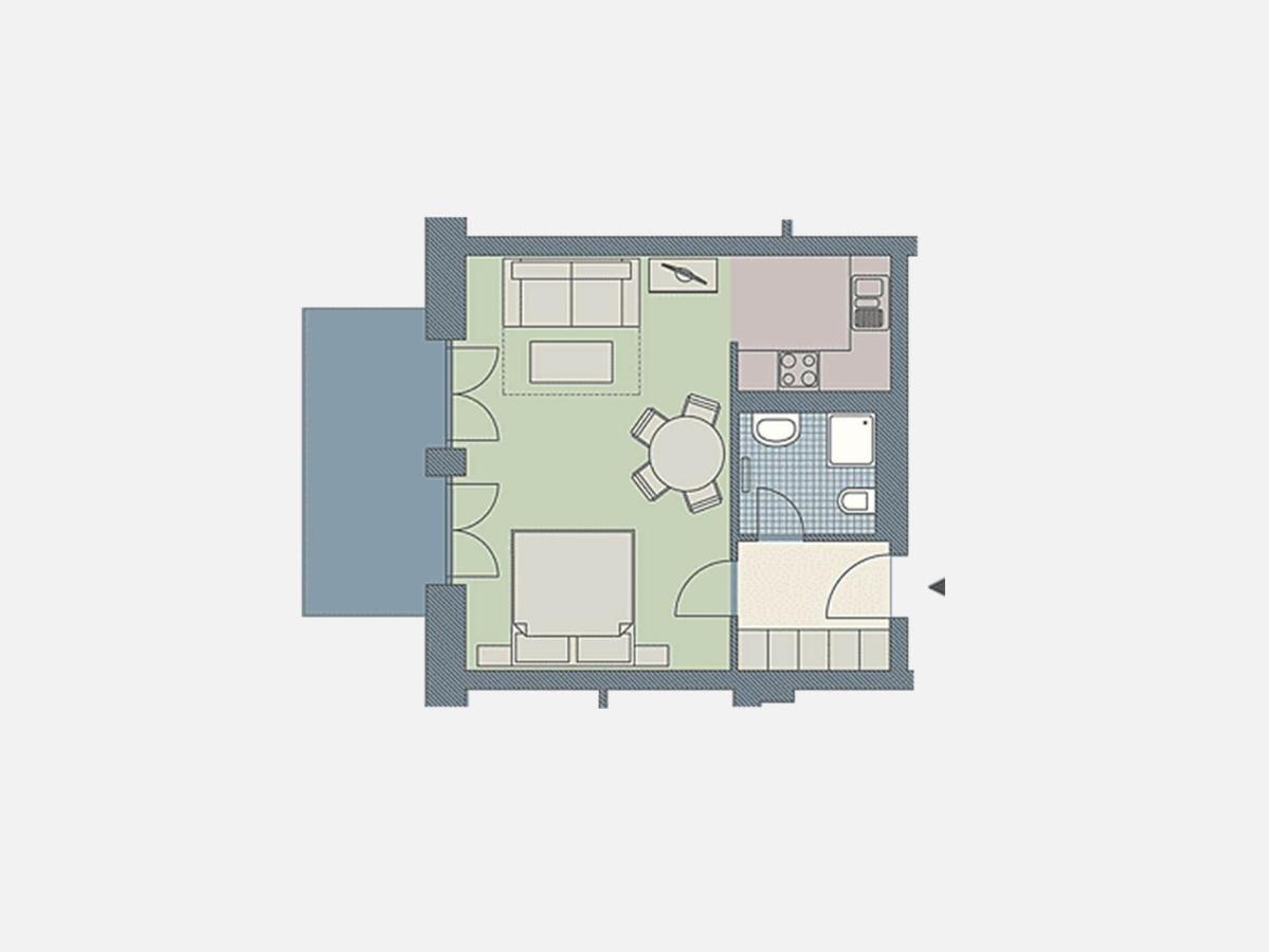 Kaiservillen Heringsdorf - 1-Raum-Ferienwohnung Mit Terrasse D103 Exterior foto